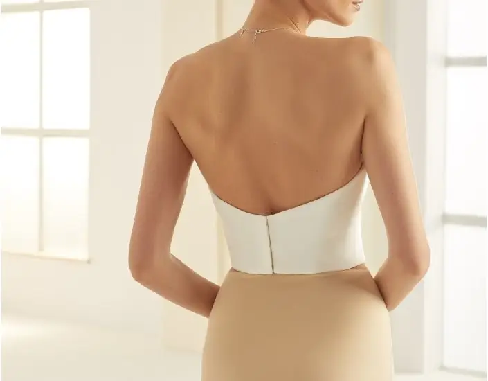 bianco evento-brautatelier ried-e310-top-korsage ohne träger-ivory-hinten-1-min